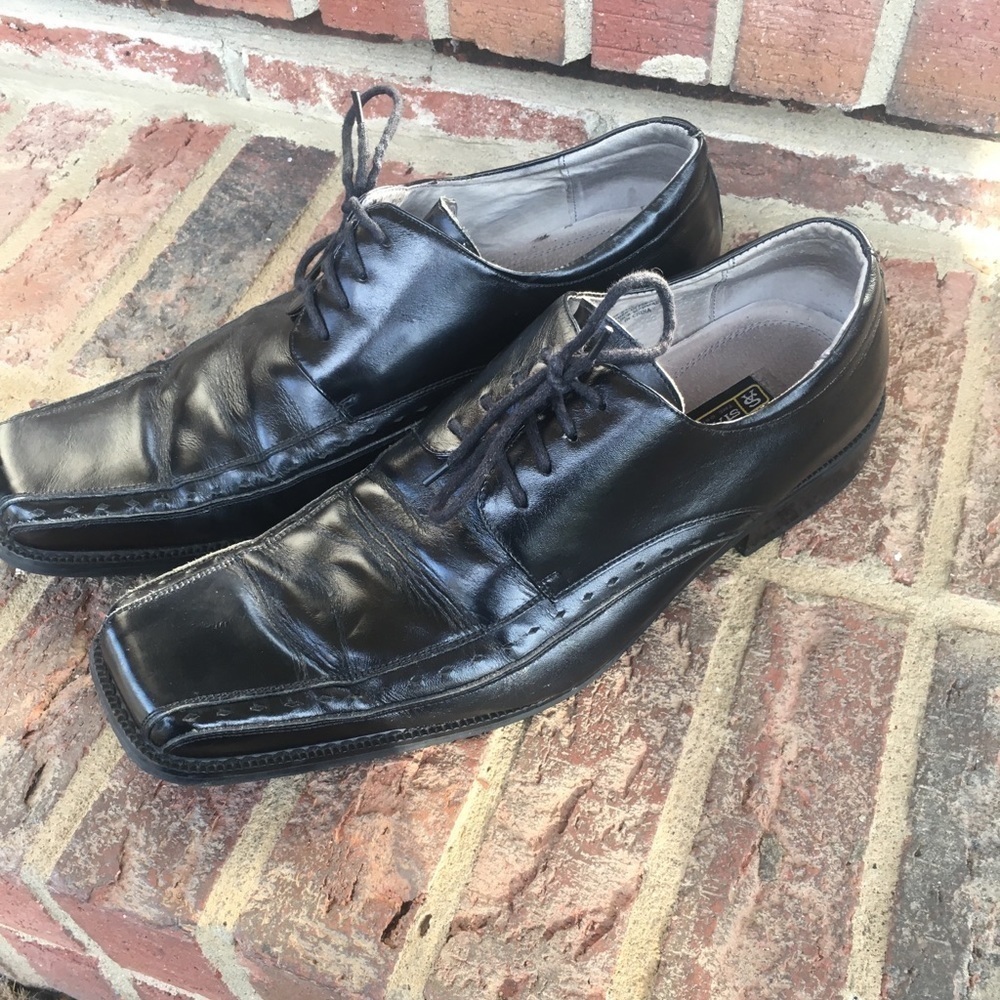 Stacy Adams Men's Demill Oxford Black Leather 12